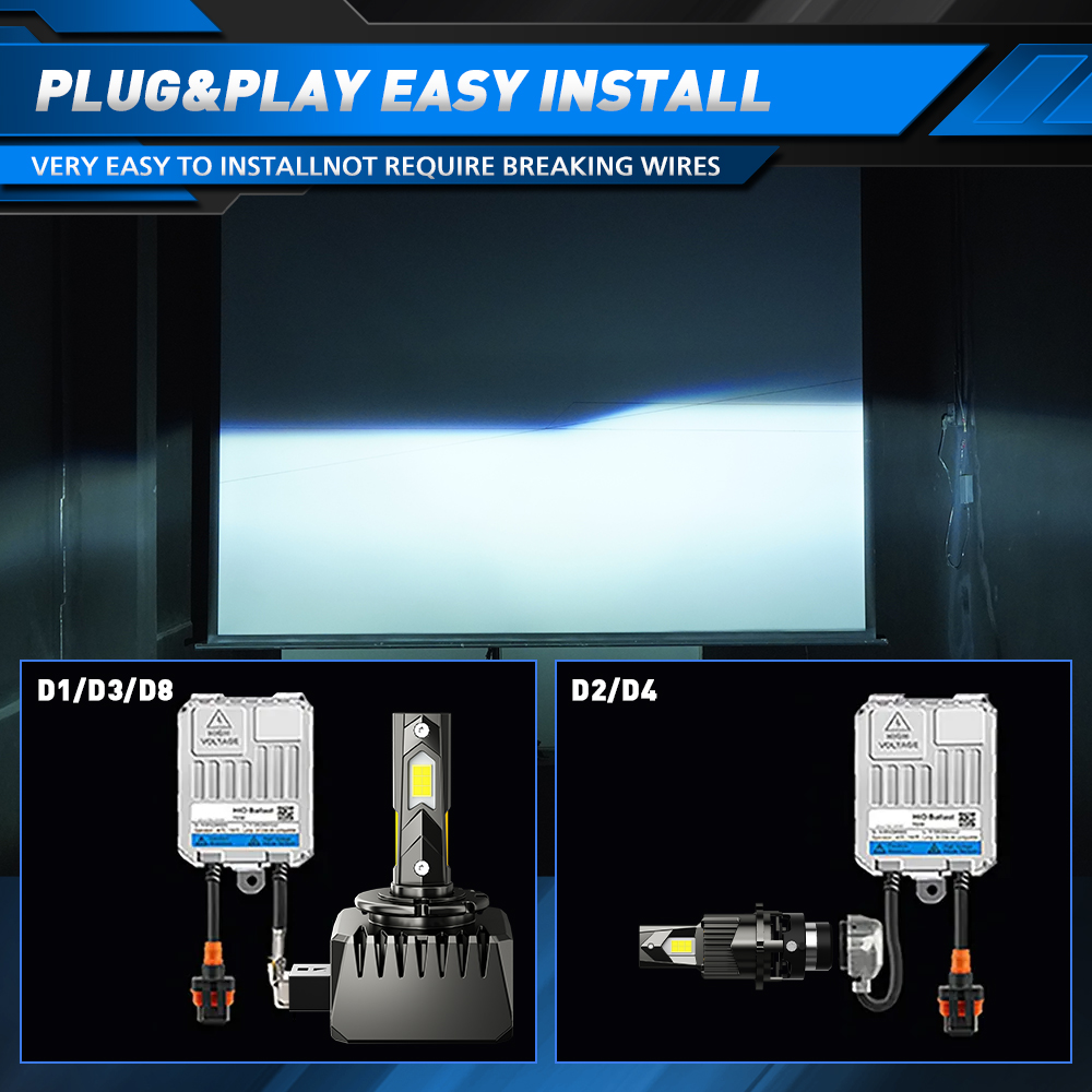 AURORA New Patented Led Lamp D2S D4S Auto Light Car Headlamp Led Headlight Bulb